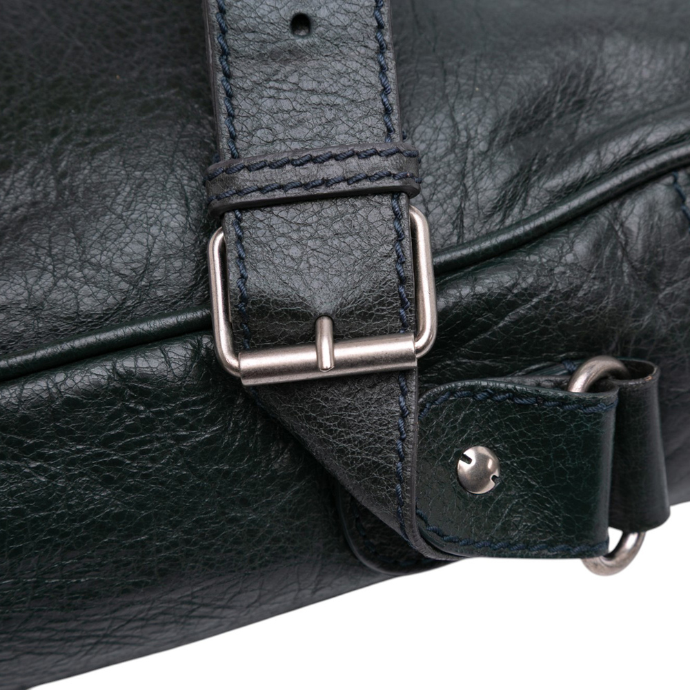 Pre-Loved Balenciaga Lambskin Motocross Classic Reporter Crossbody - Picture 11 of 12